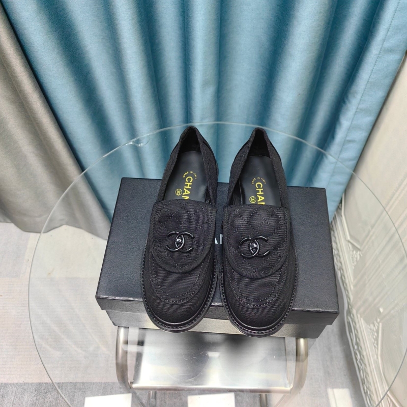 Ch*el leather shoes